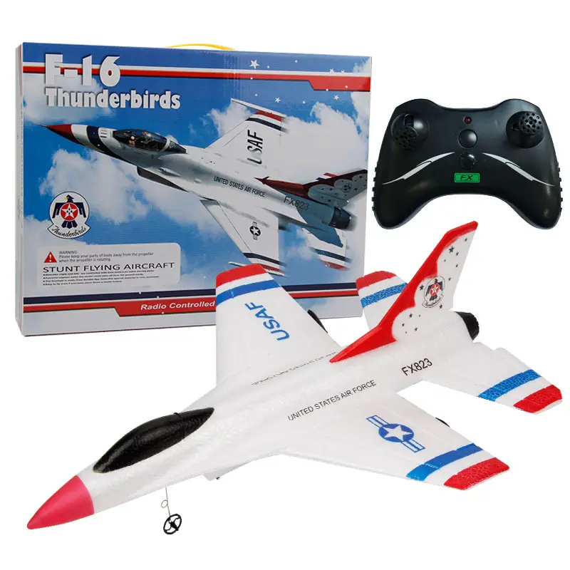 FX823 remote control F16 fighter foam children's electric glider aircraft model toy fixed wing remote control aircraft