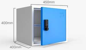 Kabinet penyimpanan terpasang di dinding hemat ruang kabinet penyimpanan loker besi dengan kunci pintar putih dan merah muda kabinet <span class=keywords><strong>File</strong></span> Mini - Product Image 2