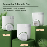 Diffuseur de parfum électrique intelligent en plastique avec contrôle par application, à brancher sur prise murale, diffuseur d'huile automatique pour la maison