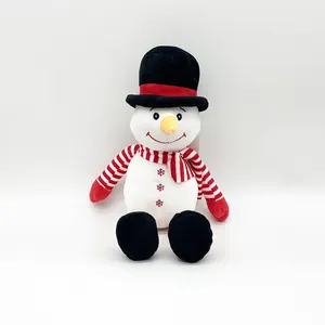 신상품 긴 다리 박제 순록 엘프 눈사람 산타 클로스 봉제 인형 크리스마스 장식 장난감