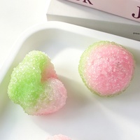Balle Squishy Faite Main Bicolore Bayberry Smoothie, Non Rebondissante, Jouet Anti-Stress DIY