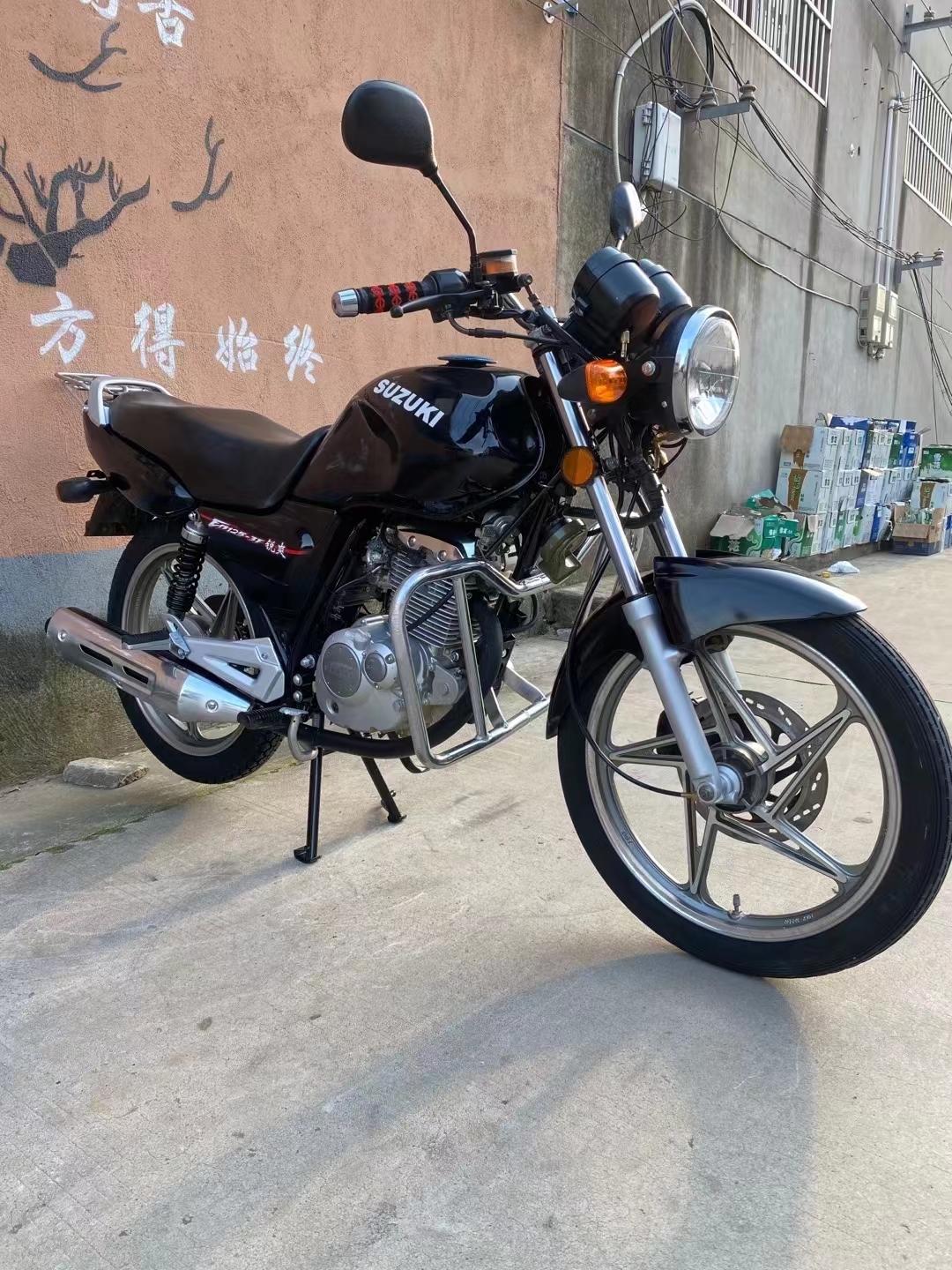 バイク suzuki en125-3f Suzuki motorcycle EN125-3F manufactured by Jiangmen Dachangjiang