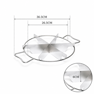 <strong>Cake</strong> Cutter 10.6 Inch Stainless Steel Divider for 8-10 <strong>Slice</strong> Precision Home Kitchen Bakeries <strong>Tool</strong> - Product Image 4