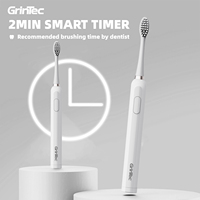 Brosse à dents électrique étanche IPX7 avec logo personnalisé OEM, rechargeable USB-C, 5 têtes de brosse souples, blanchiment des dents, vente en gros 2026