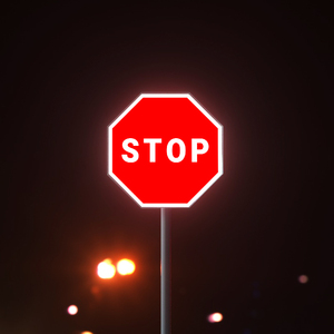 Cầm tay dẫn dấu hiệu giao thông nhôm phản chiếu và sáng đậu xe trợ lý dừng dấu hiệu - Product Image 3