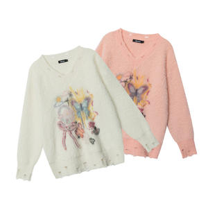 Suéter de Moda para Hombre, Otoño, Tejido, Transpirable, con Logotipo Frontal, Cómodo, Cálido, 100% Algodón - Product Image 1