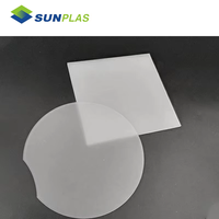 Diffuseur PS Sunplas pour éclairage LED extérieur, épaisseur 0,8 mm et 2 mm, service de découpe sur mesure, plaque en polystyrène