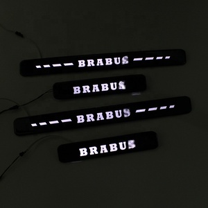 Chất Lượng Cao Màu Đen Thép Không Gỉ Tự Động LED CỬA <span class=keywords><strong>Sill</strong></span> Scuff Tấm Cho Benz G Class W463A W464 2019-2022 - Product Image 2