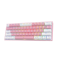 Keyboard Gaming Mekanik Mini Redragon USB Wired 61 Tombol RGB LED Grosir