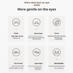 Masque oculaire en coton réutilisable, masque oculaire micro-gravité, remplissage <span class=keywords><strong>de</strong></span> <span class=keywords><strong>graines</strong></span> <span class=keywords><strong>de</strong></span> lavande et <span class=keywords><strong>de</strong></span> cassia, compresse chaude/froide, ombrage, soulagement <span class=keywords><strong>de</strong></span> la fatigue oculaire pour - Product Image 5