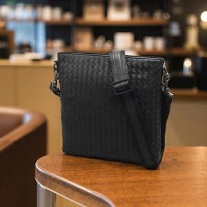 Nuova Borsa a Tracolla Casual da <span class=keywords><strong>Uomo</strong></span> di Tendenza, in Vera Pelle Coreana, Impermeabile con Cerniera, Borsa a Tracolla Piccola e Alla Moda - Product Image 3
