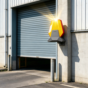 Feu <span class=keywords><strong>de</strong></span> signalisation clignotant LED <span class=keywords><strong>pour</strong></span> portail automatique, porte coulissante, porte à enroulement, lumière d'avertissement <span class=keywords><strong>de</strong></span> <span class=keywords><strong>sécurité</strong></span> AC DC 12-265V - Product Image 2