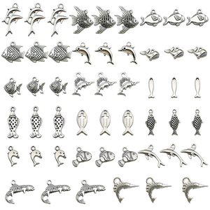 เครื่องประดับ DIY องค์ประกอบชีวิตในทะเลปลาเล็กและปลาโลมาจี้โลหะผสม<span class=keywords><strong>ทุก</strong></span><span class=keywords><strong>ชนิด</strong></span>ชุบสำหรับงานแต่งงานและของขวัญ - Product Image 4
