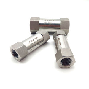 Yüksek basınçlı tek yönlü valf 304 paslanmaz çelik 1/8 "1/4" <span class=keywords><strong>3</strong></span>/8 "1/<span class=keywords><strong>2</strong></span>" <span class=keywords><strong>3</strong></span>/4 "1" <span class=keywords><strong>3</strong></span>.<span class=keywords><strong>2</strong></span> Mpa erkek konu çek valf - Product Image 5