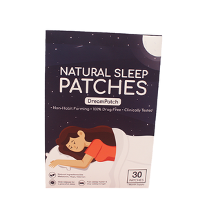 لاصقة مساعدة على النوم للاسترخاء والتهدئة للتعب تدعم ليلة جيدة طبيعية محسن للنوم رقع الميلاتونين للنوم - Product Image 4