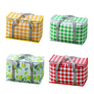 Bolsa Térmica Portátil para Picnic al Aire Libre, con Cierre, para Lonchera, Bolsa para Bento, Venta al Por Mayor - Product Image 1