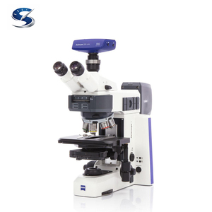 <span class=keywords><strong>Microscope</strong></span> vertical <span class=keywords><strong>Zeiss</strong></span> Bioscope Axioscope 5 est un <span class=keywords><strong>microscope</strong></span> intelligent utilisé pour le travail et la recherche biomédicales quotidiennes. - Product Image 1