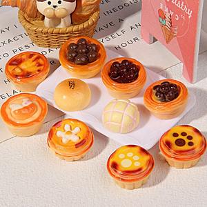Ensemble d'accessoires alimentaires miniatures en résine pour <span class=keywords><strong>maison</strong></span> de poupée, décoration de cuisine de Thanksgiving - Product Image 3