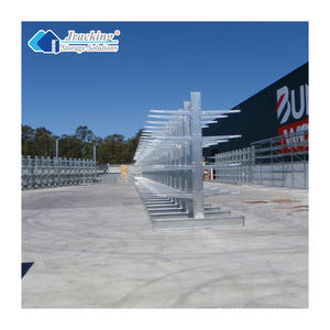 نظام رفوف مستودعات عالي السعة معتمد من <span class=keywords><strong>CE</strong></span>، رف كابولي صناعي ثقيل الوزن مطلي بالزنك الساخن لتخزين الأنابيب والمواسير - Product Image 1