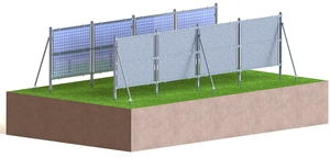 Pieu vissé en aluminium/fondation en <span class=keywords><strong>béton</strong></span> panneaux solaires verticaux bifaciaux <span class=keywords><strong>support</strong></span> pour panneaux solaires supports de montage fermes rack - Product Image 6