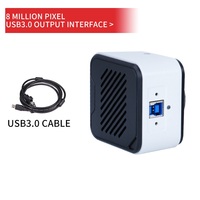 Microscope optique composé électronique USB 3.0 SANQTID avec caméra, indice de protection IP55, capteur 1/2,8 pouces, 60 ips