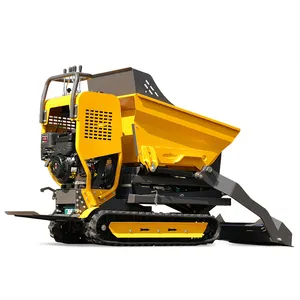 Crawler Type Loader EPA Engine 300-500kg Capacity Mini Tracked Dumper for Garden