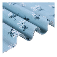100% coton imprimé réactif design floral été printemps enfant popeline tissu pour robe