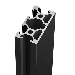 Perfil de Guía Lineal Anodizado Negro Estándar Europeo para Simulación de Carreras y Proyectos Industriales CNC DIY - Product Image 4