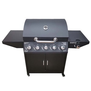 Modern Freestanding <strong>Gas</strong> BBQ Grill, Thickened Multifunctional <strong>Barbecue</strong> Stove, Outdoor Patio Roasting Oven - Product Image 5