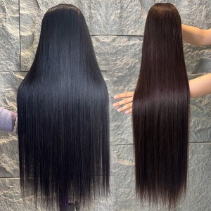 Raw Vietnamese Hair Swiss HD <strong>LaceWigs</strong> Human Hair Lace Front WigVirgin Cuticle Aligned Hair 13x4 FullHD Lace Frontal Wig - Product Image 2