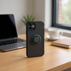 Custodia per telefono DAM TPU opaca anti-shock con anello di supporto per iPhone 17 Pro - Product Image 3