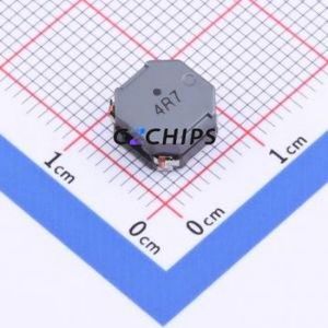 Inductor de Potencia SMD 1217AS-H-4R7N=P3, 8.3x8.3mm (Inductancia: 4.7uH) (Precisión: 30%) (Corriente Nominal: 6.3A) - Product Image 1