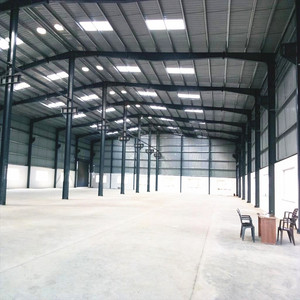 Solution galvanisée de bâtiment en métal d'immersion chaude lourde industrielle de cadre de tissu de structure métallique pour l'usage d'entrepôt - Product Image 6