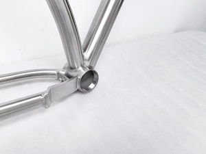 Oferta Especial: Cuadro de Bicicleta de Titanio OEM 700C con Diseño de Acopladores S&S, Transmisión por Correa, Desviador y Patillas Deslizantes <span class=keywords><strong>Rohloff</strong></span> para Ciclismo en Gravel - Product Image 4