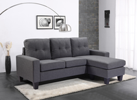 Canapé d'angle moderne de luxe, causeuses extensibles, 3 places, meuble de salon, livraison gratuite