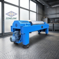 Centrifugeuse décanteuse horizontale automatique continue à vis pour la clarification de la mazout de charbon, Centrifugeuse décanteuse à cuve solide LW