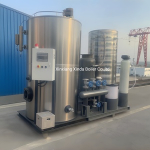Chaudière industrielle verticale à montage sur skid, basse pression, au gaz naturel, GPL, diesel ou vapeur, fabriquée en Chine - Product Image 2