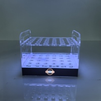 Offre Spéciale personnalisé pliable acrylique LED Tube vin présentoir plateau lumière LED porte-bouteille pour bar pour usage domestique ou commercial