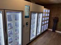 Productos Agrícolas, Huevos, Frutas, Verduras, Carne, con Sistema de Refrigeración, Sistema de Software Inteligente, Máquina Expendedora con Casillero Inteligente