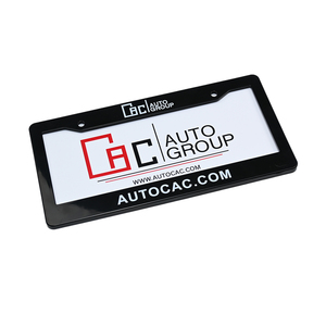 Cadres de plaque d'immatriculation de voiture avec <span class=keywords><strong>logo</strong></span> personnalisé imprimé vierge en plastique porte-numéro de plaque avec taille américaine standard - Product Image 2