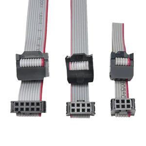 16P IDC Graues Flachbandkabel mit 2*8P 2,54mm Rastermaß Verlängerung für Elektronische Geräte wie Mechanische Kabelbäume LED-Bildschirme - Product Image 1