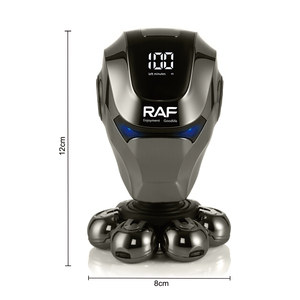 เครื่องโกนขน RAF 5 in 1 กำลังไฟ 5 วัตต์ ล้างทำความสะอาดได้ทั้งตัว ใช้งานได้นาน หน้าจอ LED โครงสร้างมัลติเอฟเฟคต์ ตัดแต่งทรงผมได้ ชาร์จผ่าน USB IPX5 รุ่นวินเทจ T9 Elec - Product Image 3