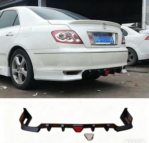 Kit de Carrocería Deportivo ABS para Auto, Directo de Fábrica, Alerón Delantero, Alerón Trasero, Faldones Laterales Negros para Mark X 2005-2009 - Product Image 4