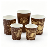 Gobelet en papier jetable à paroi simple, personnalisable avec logo, de qualité alimentaire, étanche, pour café chaud, recyclable, biodégradable, avec couvercle en PP