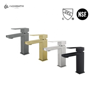 INOXBATH Đơn Xử Lý Một Lỗ Thác Mixer Thép Không Gỉ Chậu Rửa UPC Vòi Tap Phòng Tắm Rửa Mặt CUPC Lưu Vực Vòi - Product Image 3