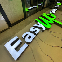 Lettres-enseignes 3D LED personnalisées en acrylique étanches pour extérieur, avec logo alphabétique, pour enseignes commerciales – Vente chaude