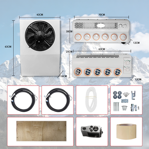 Climatisation de véhicule universelle 12v <span class=keywords><strong>24v</strong></span> pour saloon, bus scolaire, ambulance, évaporateur, climatisation de stationnement - Product Image 3
