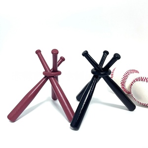 Support de baseball moderne en bois naturel pour la présentation de souvenirs sportifs, idéal pour les joueurs et les fans de baseball, <span class=keywords><strong>décoration</strong></span> de <span class=keywords><strong>bureau</strong></span> pour Pâques - Product Image 6