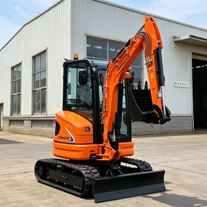 Mini-excavatrice sur chenilles CDM6025, poids opérationnel de 2,5 tonnes, pelle hydraulique avec plusieurs accessoires pour le creusement et la démolition - Product Image 1