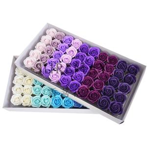 Geburtstags feier Dekoration Weihnachts geschenk Bouquet Weiße Seife Rose Blumen Kopf Hochwertige Hot <span class=keywords><strong>Sell</strong></span> Künstliche Hochzeit 1000 Pcs - Product Image 2